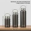 Custom Stainless Steel Water Bottle Personalized Laser Engraved Tumbler Travel Mug with Handle Engraving 24H Hot And Cold Retention Medical Grade