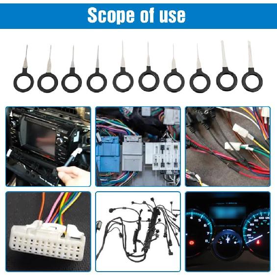 Terminal Ejector Kit, 2024 Upgrade Automotive Terminal Tool Electrical Terminal Pin Removal Tool Wire Pin, Terminal Removal Depinning Tool Kit
