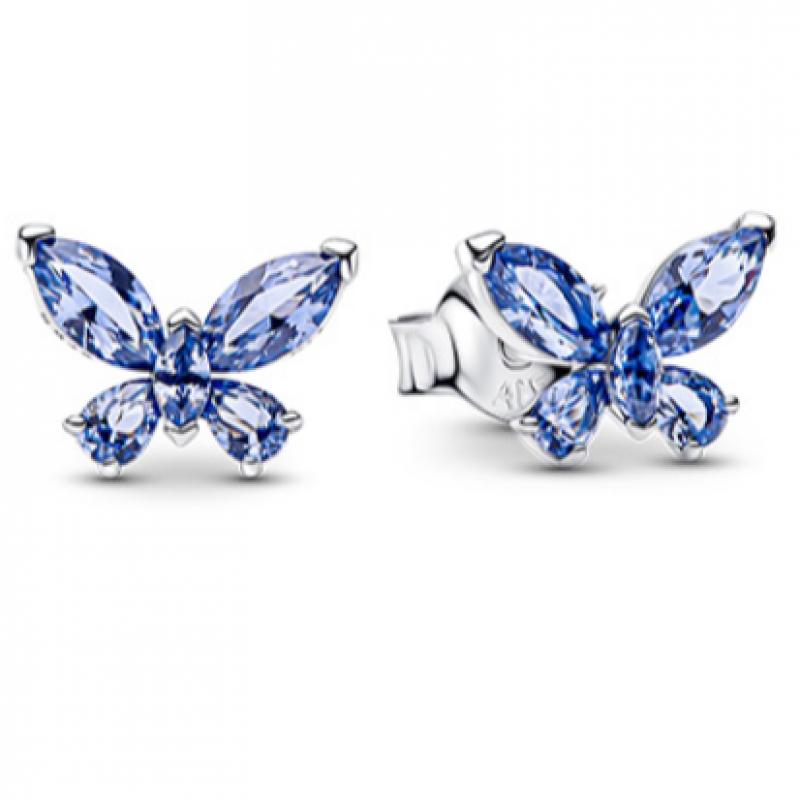 Pandora [department Store Guarantee] Butterfly Stud Earrings 294230c01