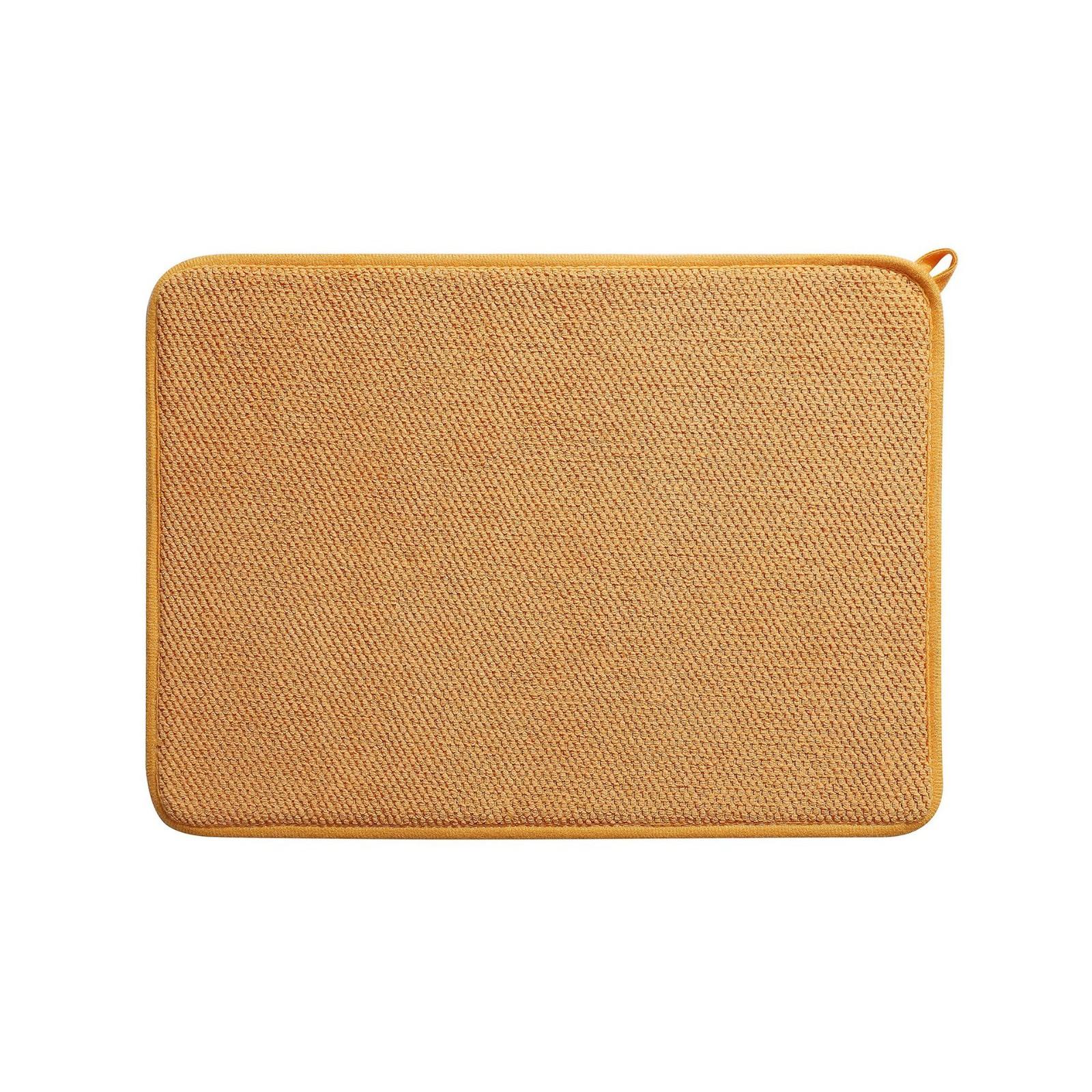 Коврик под прибор кухонный абсорбирующий легко моющийся теплоизоляционный коврик для сушки посуды One Size оранжевый 990₽