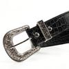 Natural Women's Timeless Belt Contemporary Themed PU Leather Strap Metal Hardware For Stylish Looks