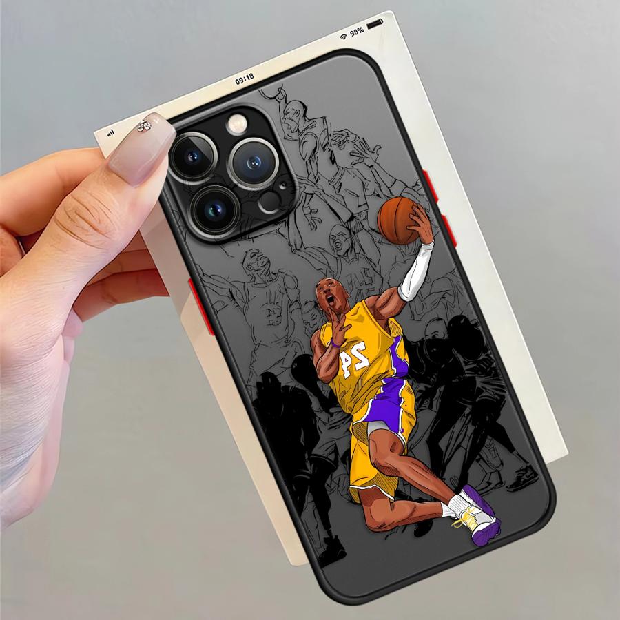 

Basketball Star Cool Case for iPhone 17 Pro Max 13 Mini 7 8 SE Air 14 XS XR 11 15 16 Plus 12 Funda Back Phone Cover iPhone 6s Plus