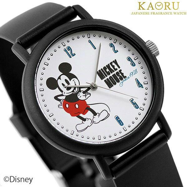 

Kaoru Disney Mickey Mouse 38мм Кварцевые KAORU005DB Часы Аромат кофе Полностью черные Мужские Женские Практичный подарок.