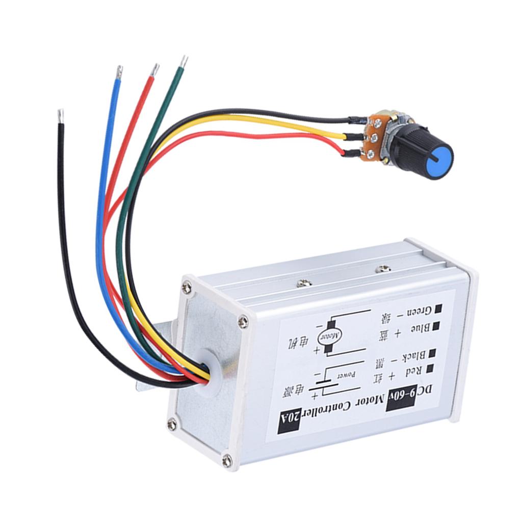 PWM DC 9 60V 20A 1200W 25KHz Motor Speed Controller Speed Regulator Switch