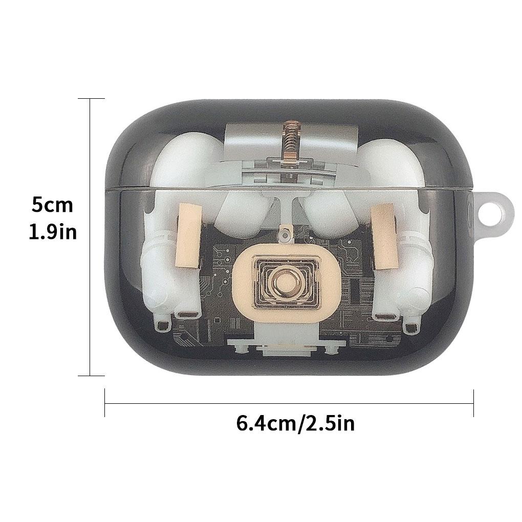 Earbuds Case Portable Earphone Cover Portable Earphone Cover TPU Bluetooth-compatible Wireless Headphone Storage Box