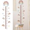 Rainbow Growth Chart for Kid Wall Stickers Nurserys Room Decorations for Bedroom