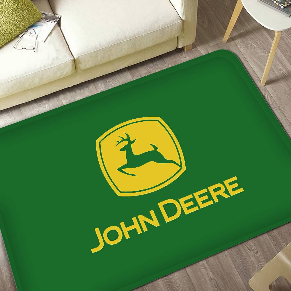 J-John Logo D-Deeres Floor Mat INS Style Soft Bedroom Floor House Laundry Room Mat Anti-skid Household Carpets