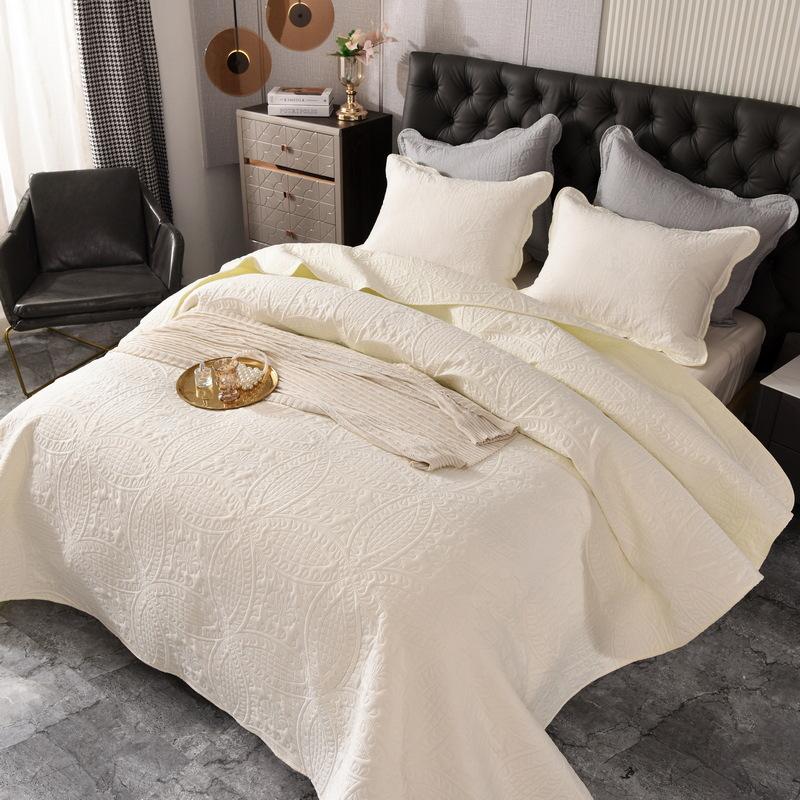 Summer Cooling Thin Quilt Comfortable and Lightweight Bed Cover Quilt Set ,Skin-friendly Bedding for Bedroom and Guest Room