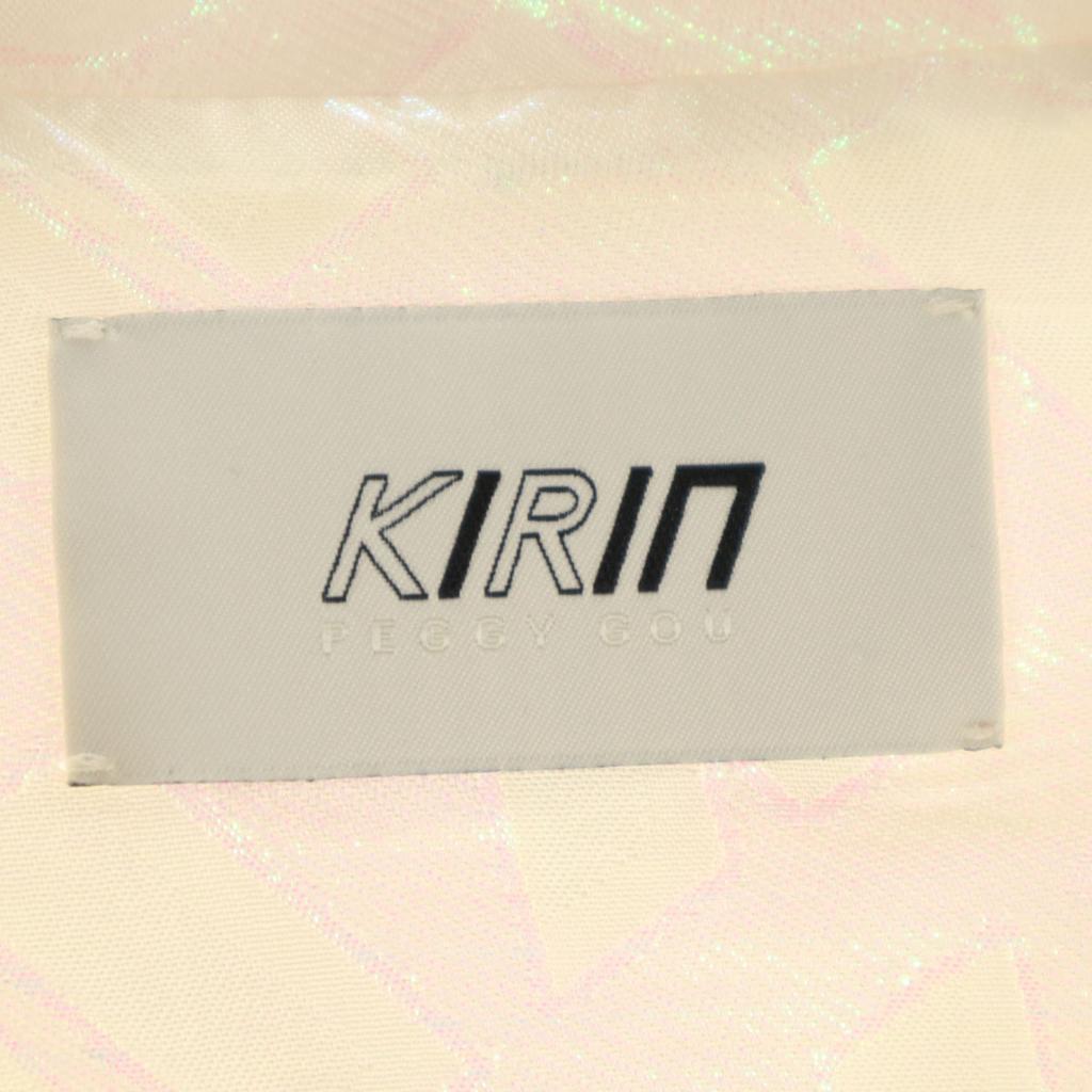 KIRIN PEGGY GOU Made In Italy Logo Overall Pattern Short Sleeve Open Color Shirt Men's Used