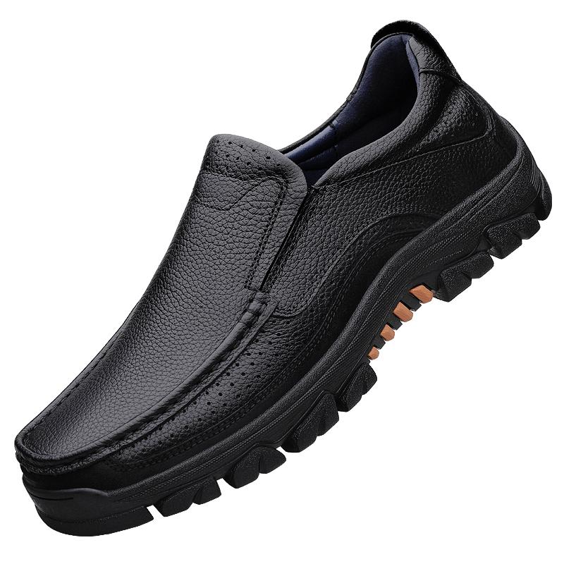 New Men's Fashionable Business Casual Shoes Comfortable And Anti-Slip Outdoor Walking Shoes Durable Soft And Breathable Loafers