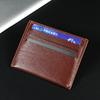 PU Leather Card Holder Woman Designer Wallet Slim Luxury Card Holder Litchi Pattern Business Leather Wallet For Business Travel