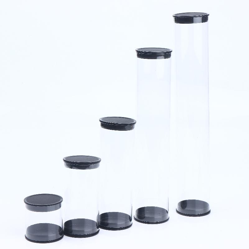 Portable Golf Container Case Golf Ball Tube Pc Transparent Round Plastic Packaging Box Various Specifications Balls Gift Box