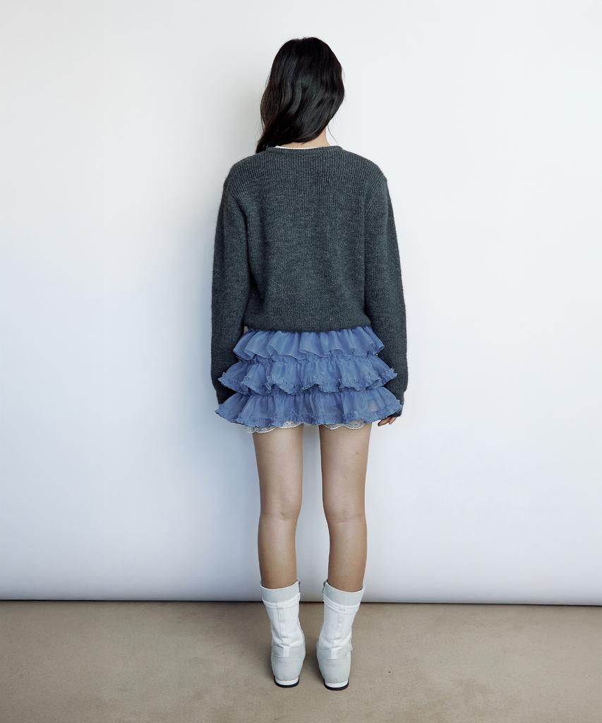 Rough Neck Tutu Pants Skirt Blue