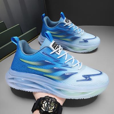 Fashion Men's Casual Sports Shoes Comfortable and Breathable Mesh Soft Sole Running Shoes Non-slip Elastic Sole Tennis Basketball Shoes