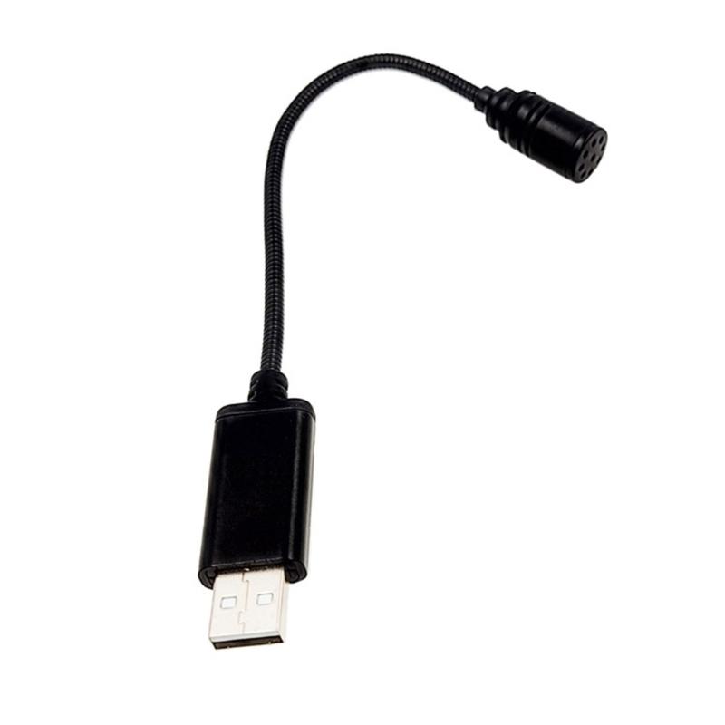 Mini USB Microphone for Laptop and Desktop Computer with Gooseneck for PC N0HC
