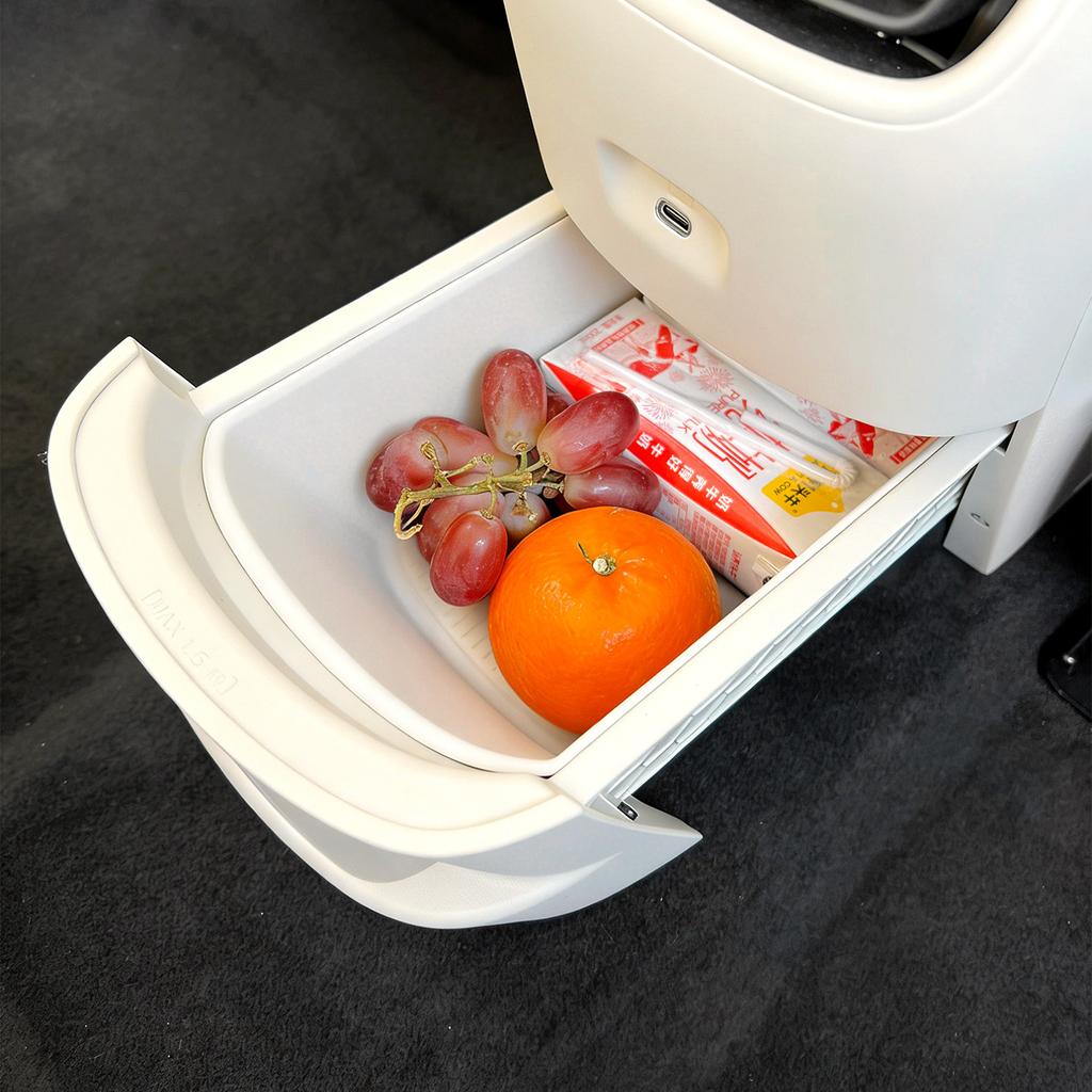 For GWM ORA 5 2026 Car Refrigerator Silicone Pad Waterproof Non-slip Rear Storage Box Mat Interior Accessories