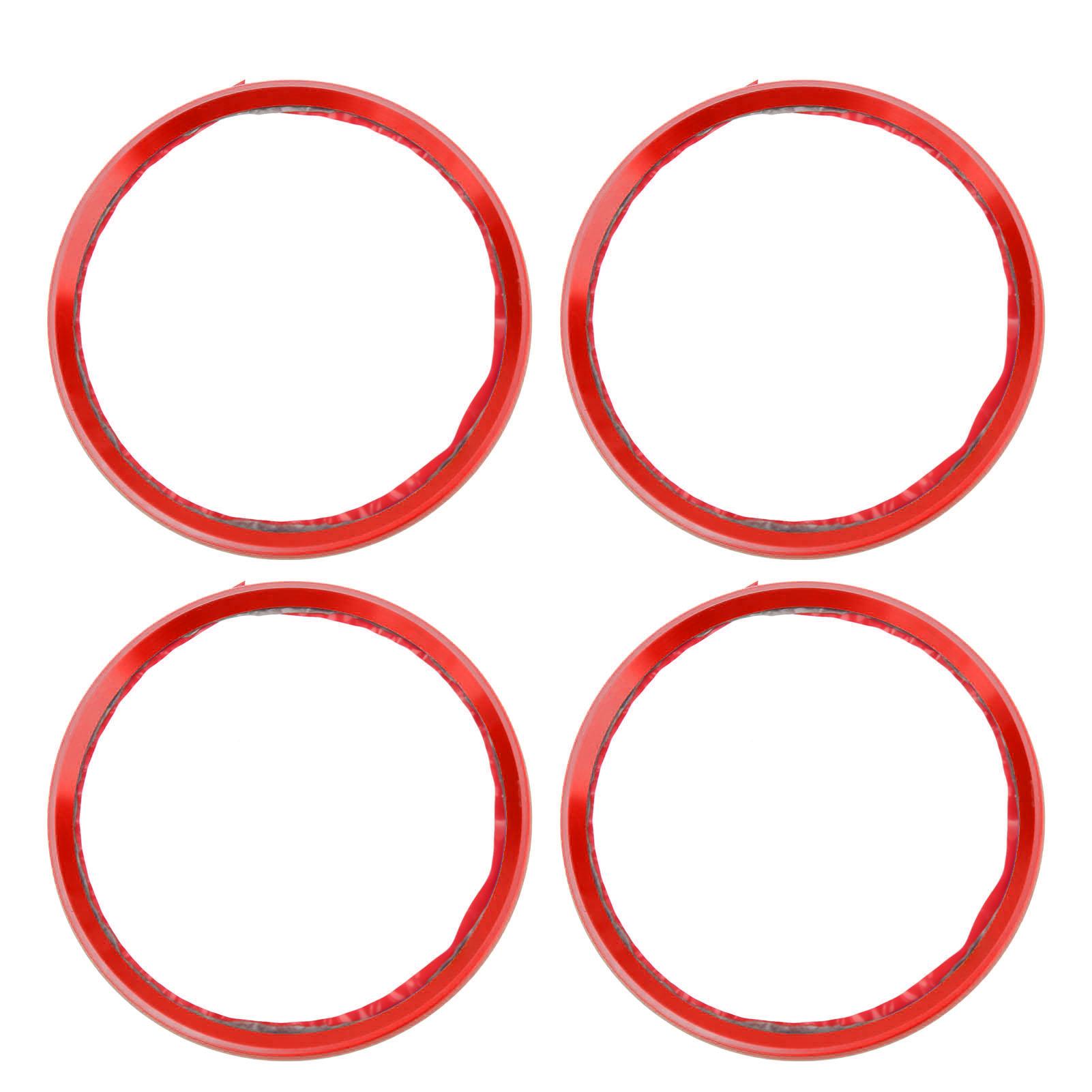 

4PCS Wheel Hub Centric Decoration Spacer Aluminium Alloy for Car Modification