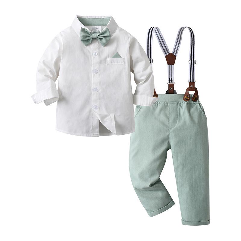 Completo Tuta da Gentleman per Ragazzi Primavera & Autunno: Abbigliamento formale per bambini