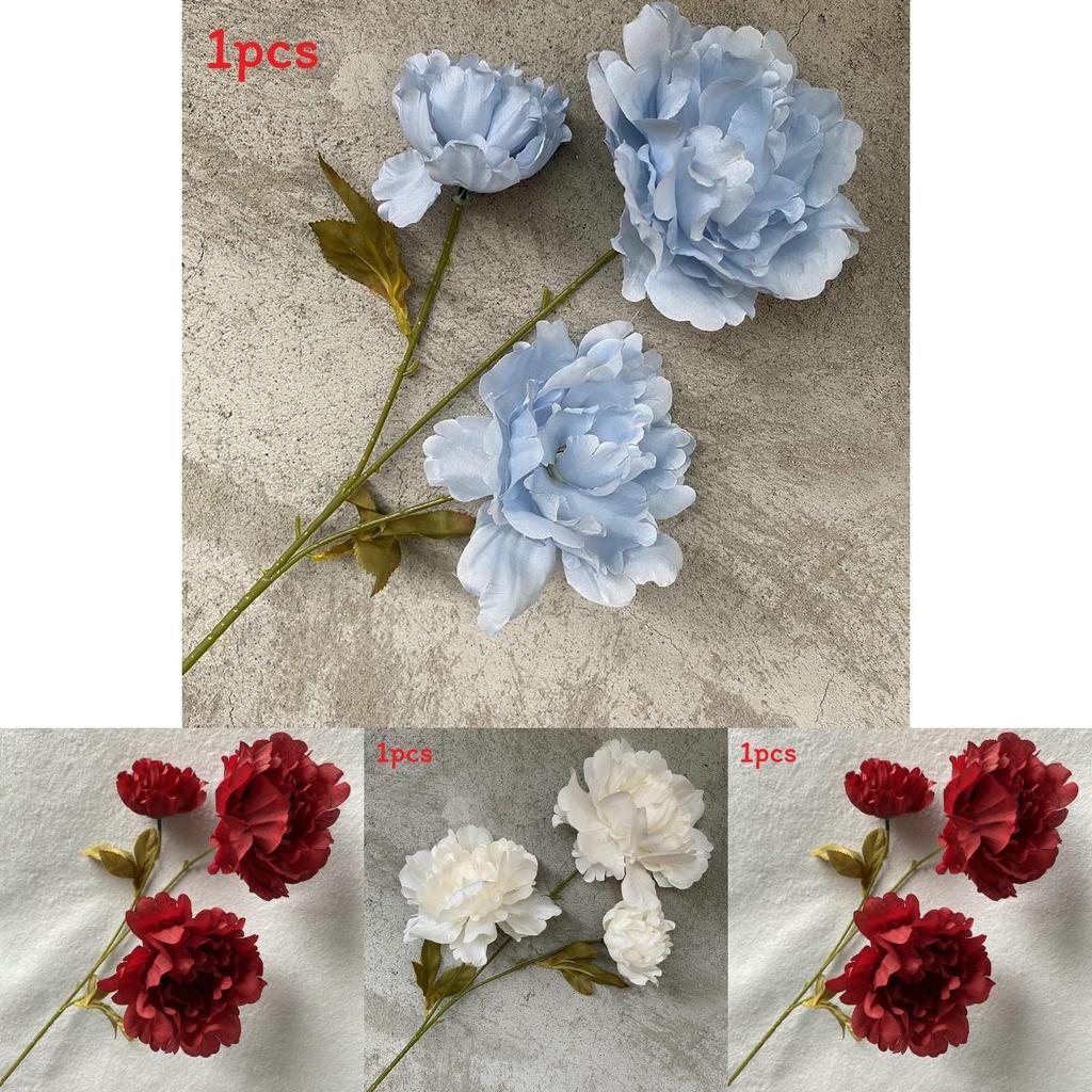 Artificial Peony Flowers For Wedding Centerpiece Home Staging Photography Prop