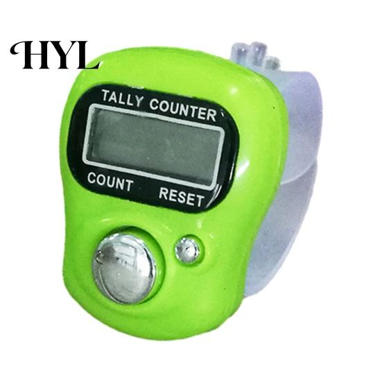 Mechanically Jumping Counter LED Finger Ring Compact Quick Response Adjustable Handheld Circle Easy Simple Operation Home Supply Resettable