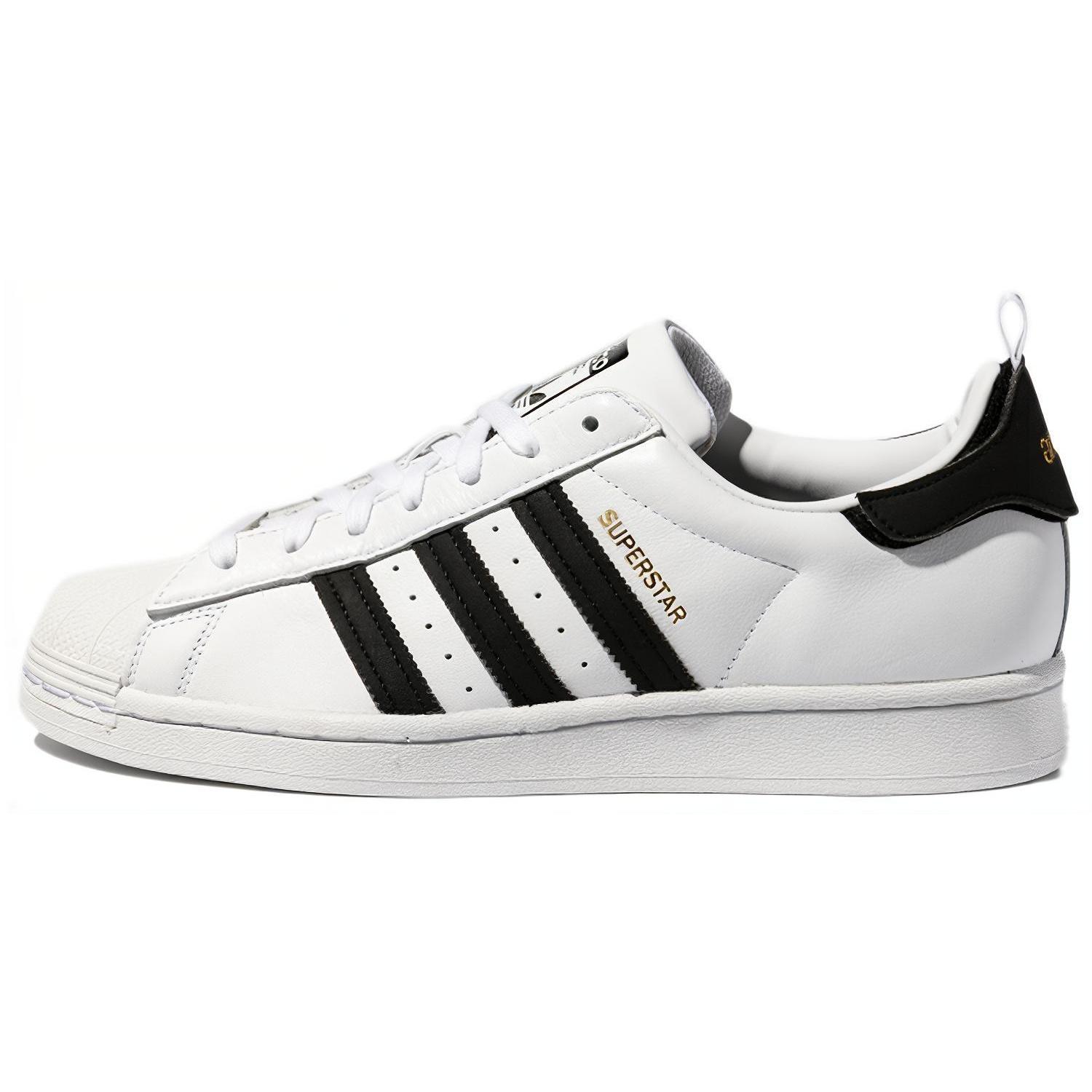 adidas originals Superstar Shoes Black White Gold Men s FX7784 EU 36