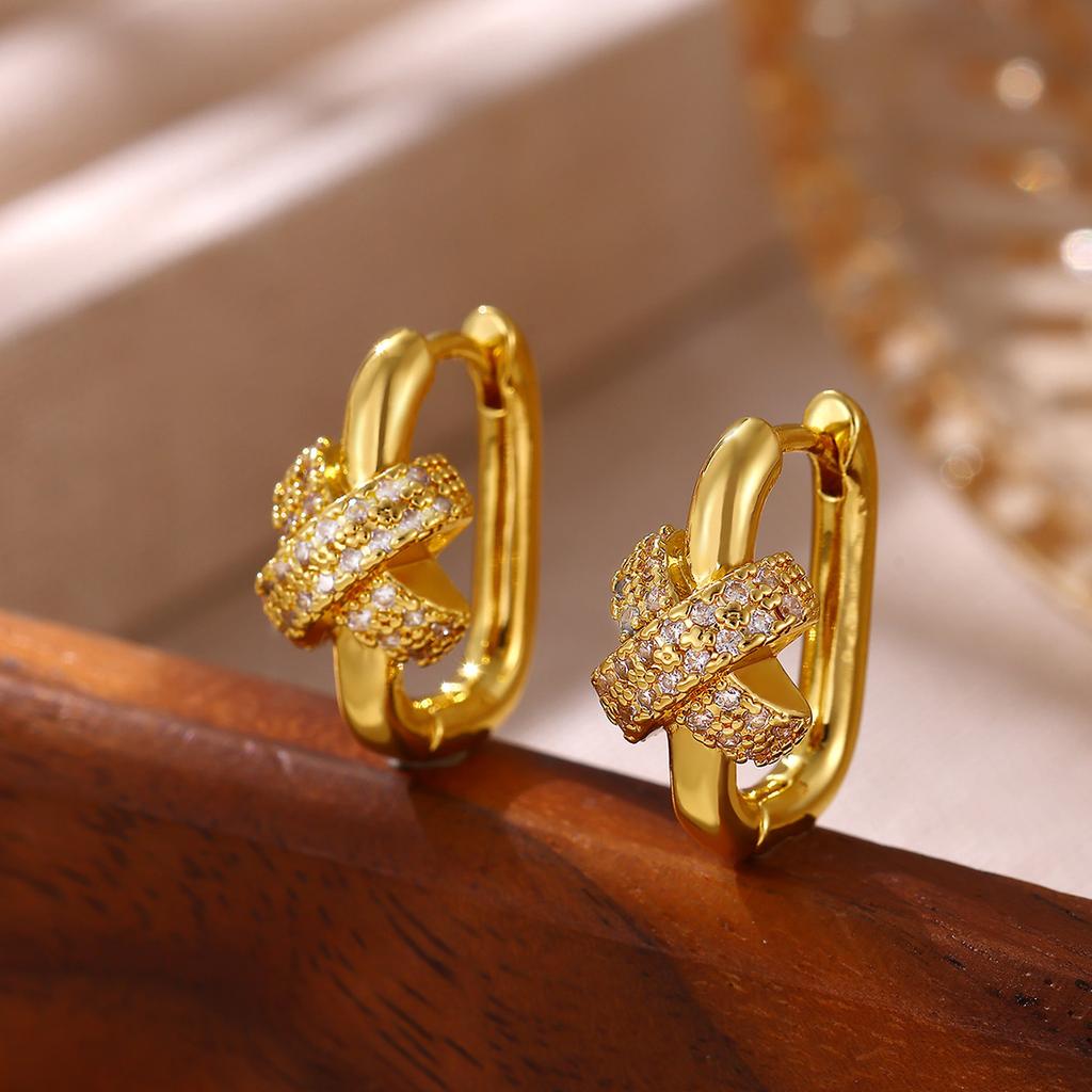 Starfish Drop Hoop Earrings For Women Gold Color Heart Cubic Zirconia Huggie Earring Delicate Beach Jewelry Her Gift Hoops