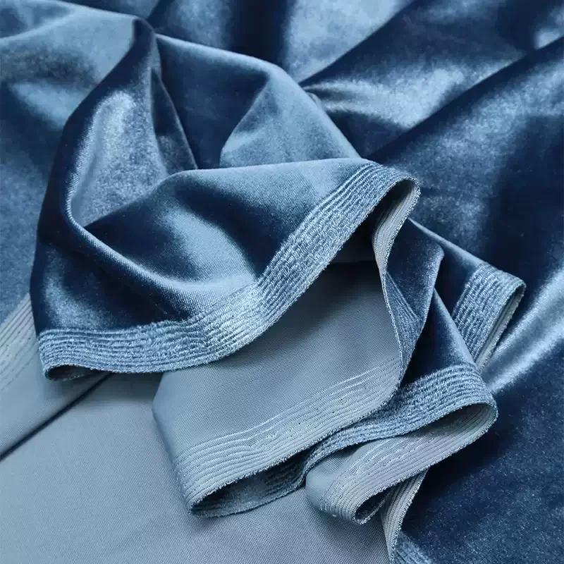 100x155cm High-density Korean Velvet Golden Velvet Fabric Non Pour Down Elastic Soft Dress Chi-pao DIY Clothing Sewing Fabric