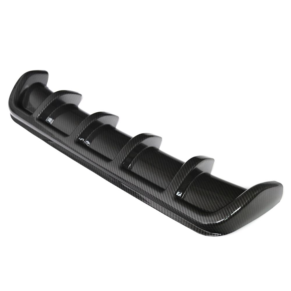 Universal 67CM Car Rear Bumper Lip Diffuser 6 Fin Shark Fin Style Car Back Bumper Spoiler Lip