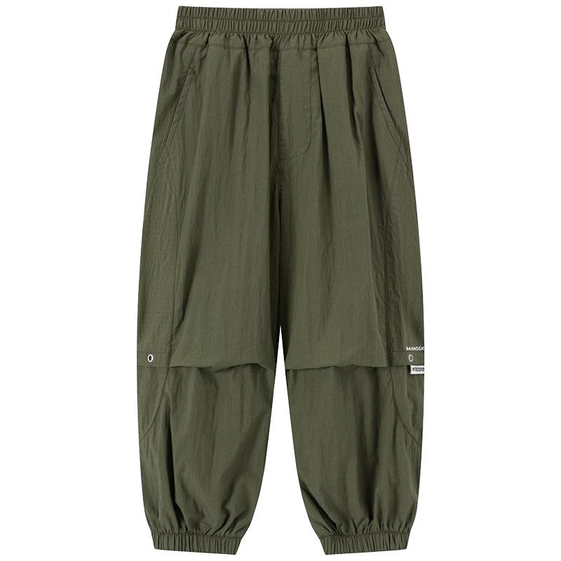 Xiang Han Mu Boys' Summer Lightweight Mosquito-Repellent Outdoor Pants