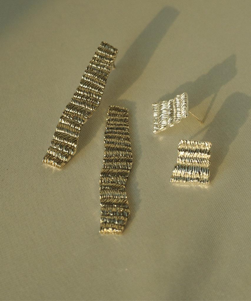 Bizarre Jewelry Guilloche Earrings