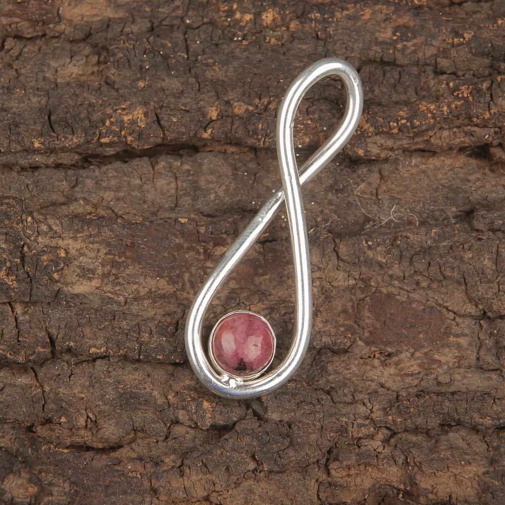 Black Rhodochrosite Gemstone Jewelry, 925 Solid Sterling Silver Pendant, Handmade Beautiful Silver Pendant, Spiritual jewelry For Her,