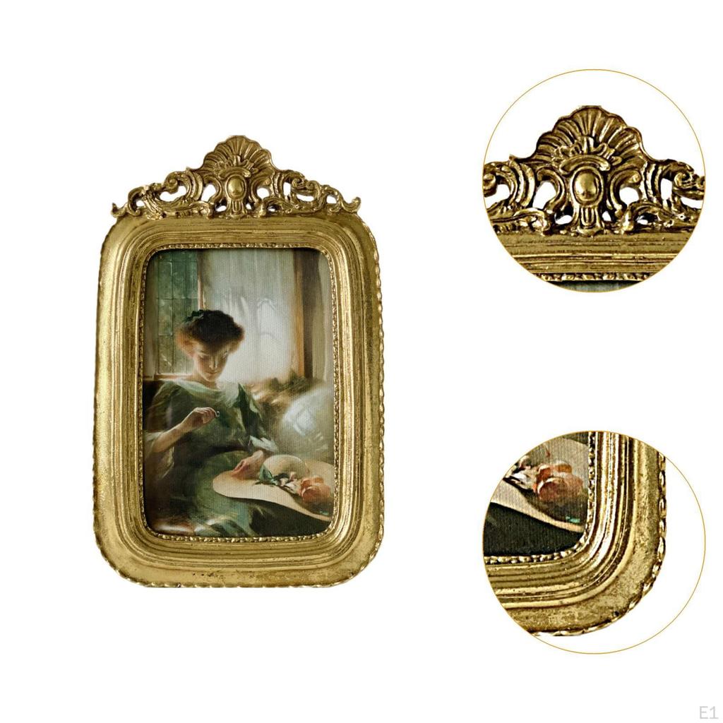 Wall Hanging Photo Frame Desktop Picture Fashion Tabletop Centerpiece Resin Ornament