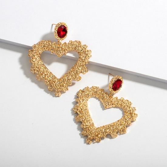 European Geometric Alloy Stud Earrings - Trendy Street Style for Women