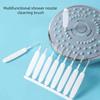 10/20/30PCS Easy-Clean Shower Nozzle Brushes Bathroom Micro Nylon Brush Nozzle Anti-blocking Cleaning Tools Bathroom Accessories