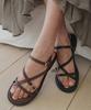 Halteallez Stitch Belt Sandals Ha2653