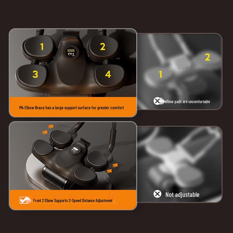 Automatic Rebound Elbow Support Abdominal Wheel