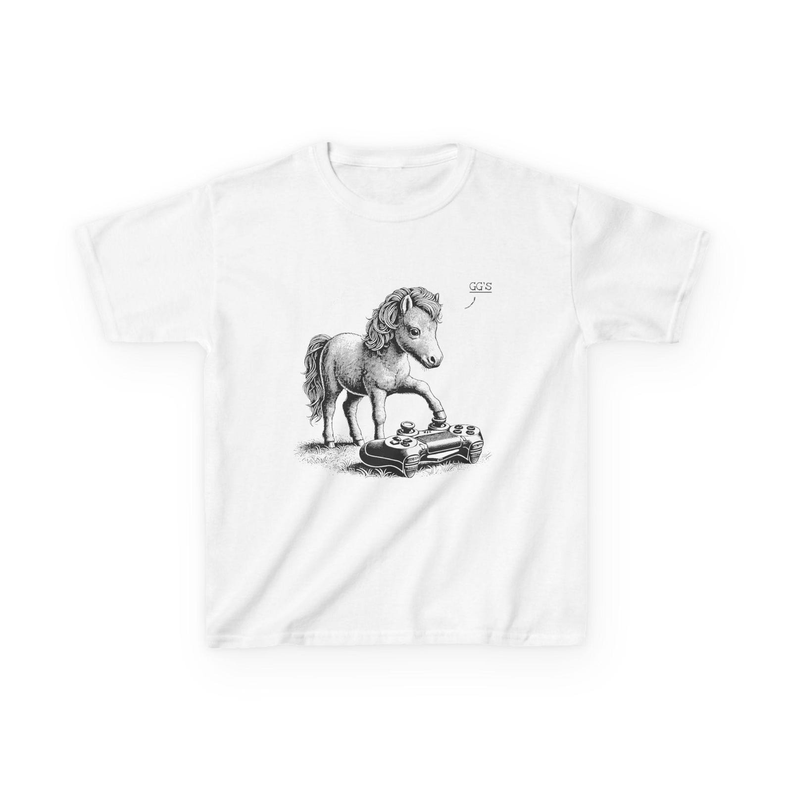 Kids Pony T-Shirt: Good Games Perfect Video Gamer Gift 3XL