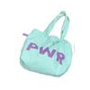Lazy wind bag women's drawstring large capacity portable shoulder bag letter out shopping bag tote bag