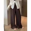Pantalones de Mujer de Cintura Alta Pierna Ancha Verano Finos Sueltos Casuales Pantalones Harajuku