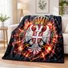 Serbien bedruckte Flanelldecke Warmer Komfort Bettüberwurf für Innenbereich Heimdekoration