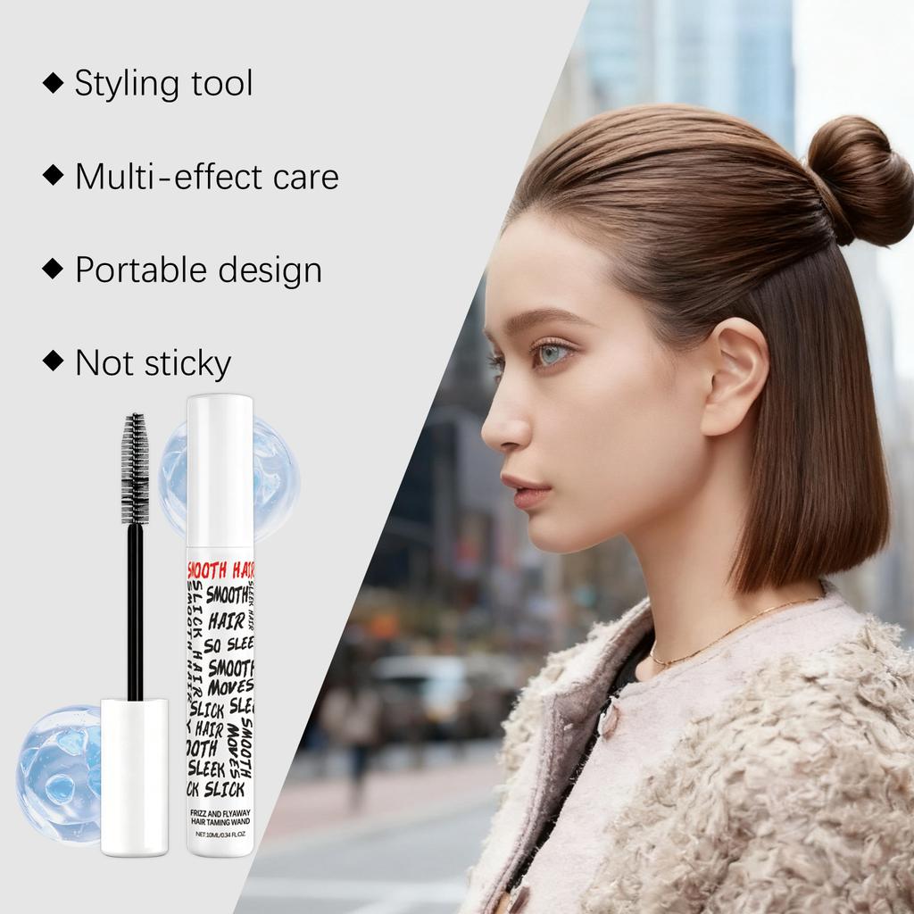 Langanhaltender Spliss-Artefakt Finishing Haarwachsstift Frizz-Kontrolle Glättender Styling-Stift für Weiches & Kämmbares Finish Anti-Frizz