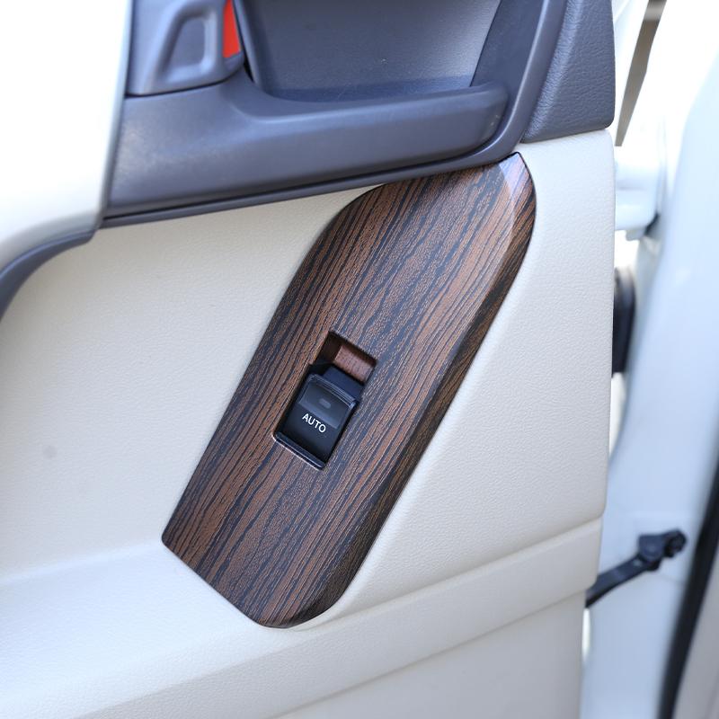 For Toyota Land Cruiser Prado FJ150 150 2014-2018 Car Window Glass Lift Switch Button Control Panel Frame Cover Trim