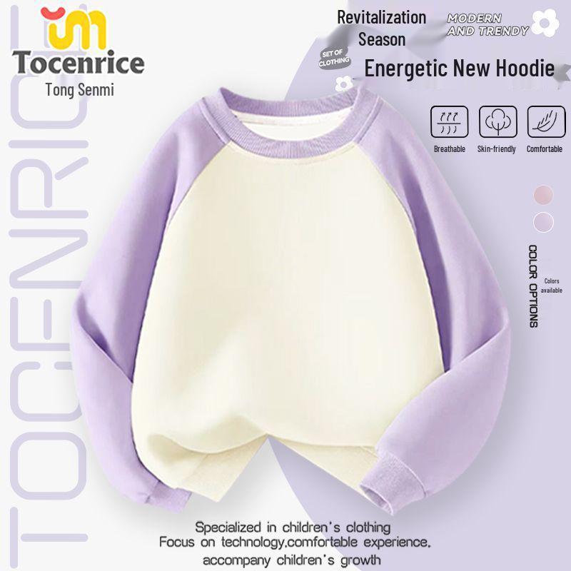 Crazy Zoo 2 Girls Fleece-Lined Raglan Hoodie, Autumn/Winter 2025 Trendy Children s Wear 140