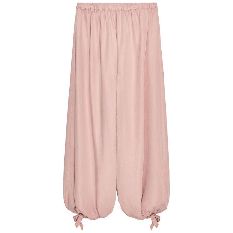 

Zaprha 2025 Autumn New Women Sweet Versitile Fashion Mid Waist Loose Puffy Casual Trousers 2183243 Pink L
