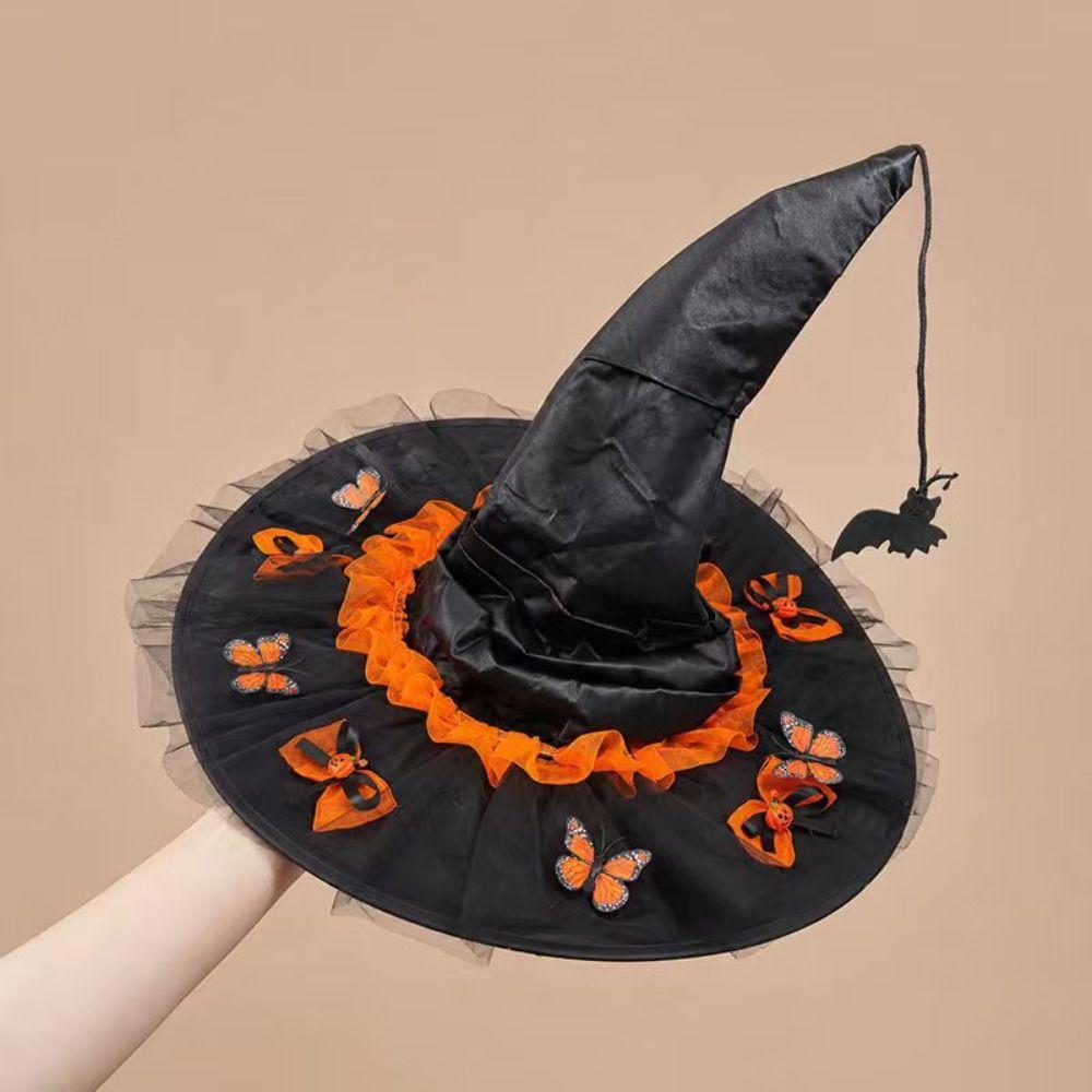 Dark Style Cosplay Wizard Cap Handmade Gothic-style Decorative Hats Themed Party
