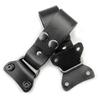 Cutter Sheath Fastener Vegetable Tanned Cow Leather Waist Belt Buckles Clip Carry System for Straight Cutter Sheath Cover