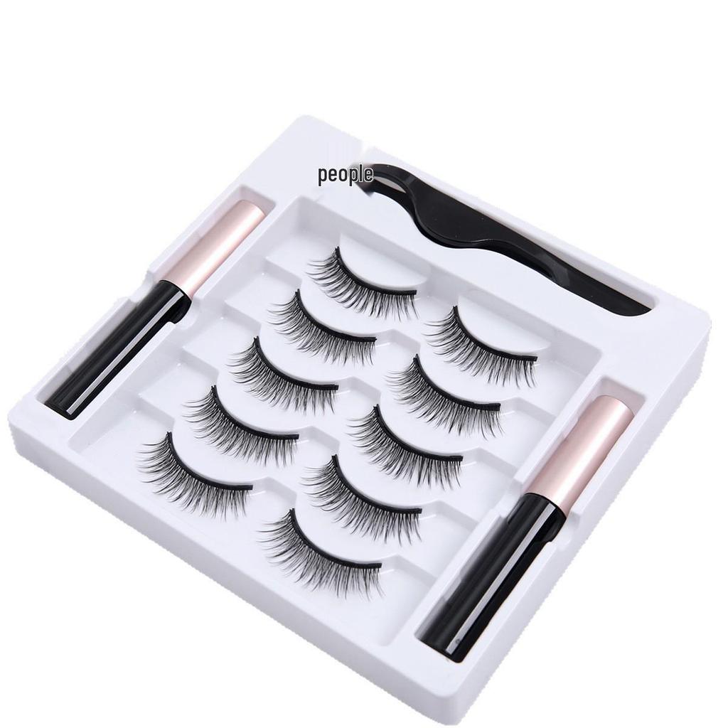 Magnetic Eyeliner & False Eyelash Set - Adhesive-Free, Long-lasting