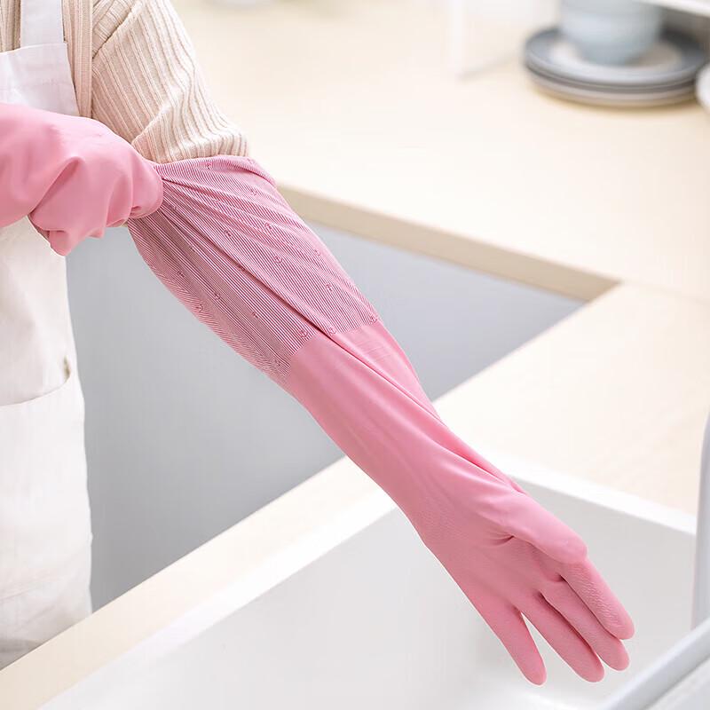 Chahua Durable Kitchen Gloves with Plush Lining and Sleeves