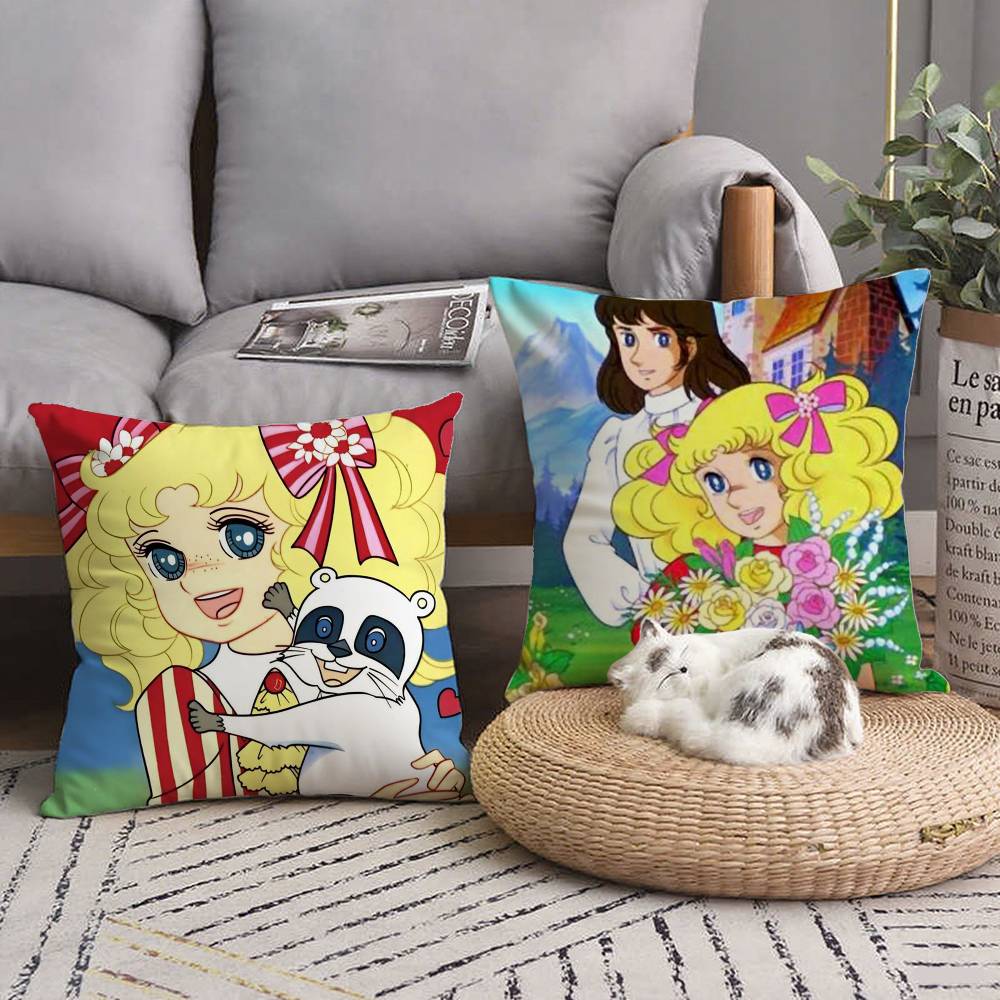 C-Candy Candy Anime Pillow Case Home Decor Throw For Sofa Bed Car Room Decor Gift Idea