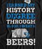 Unisex Lustiges Geschichtsstudium T-Shirt Historiker Absolvent Geschenke